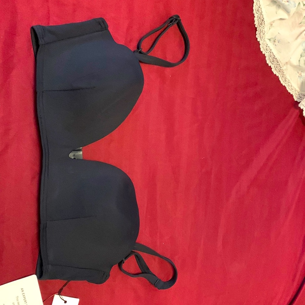 Proenza Schouler molded bikini set in black